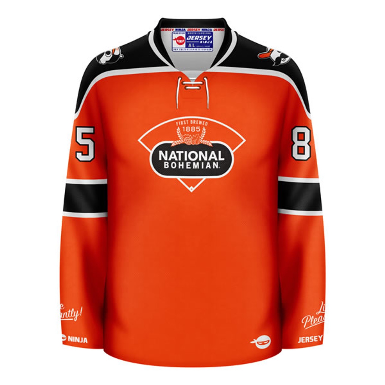 Jersey Ninja - National Bohemian Mr Baltimore Hockey Jersey