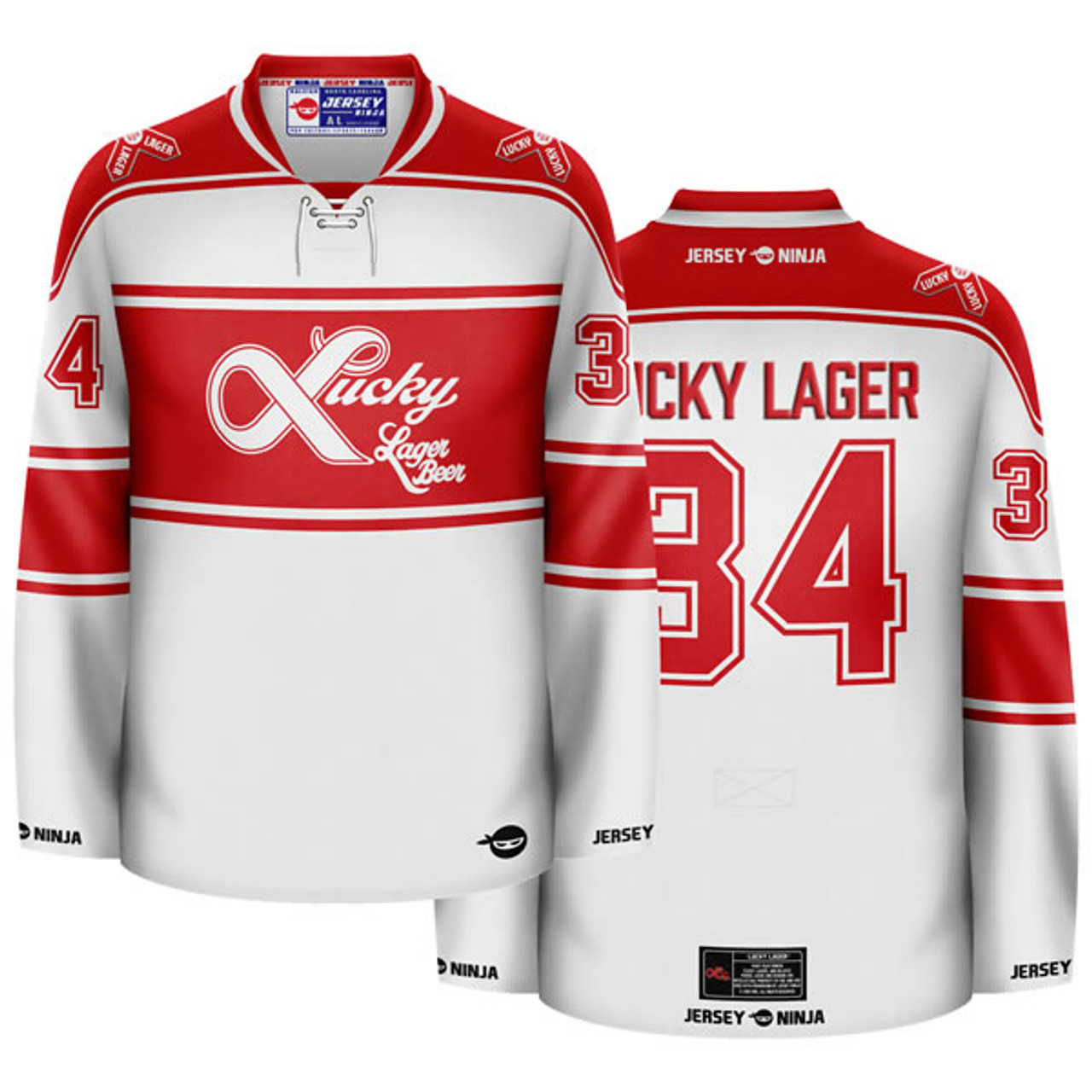 Beer League Sports Hockey Jersey XL Camo Windfall Hammers