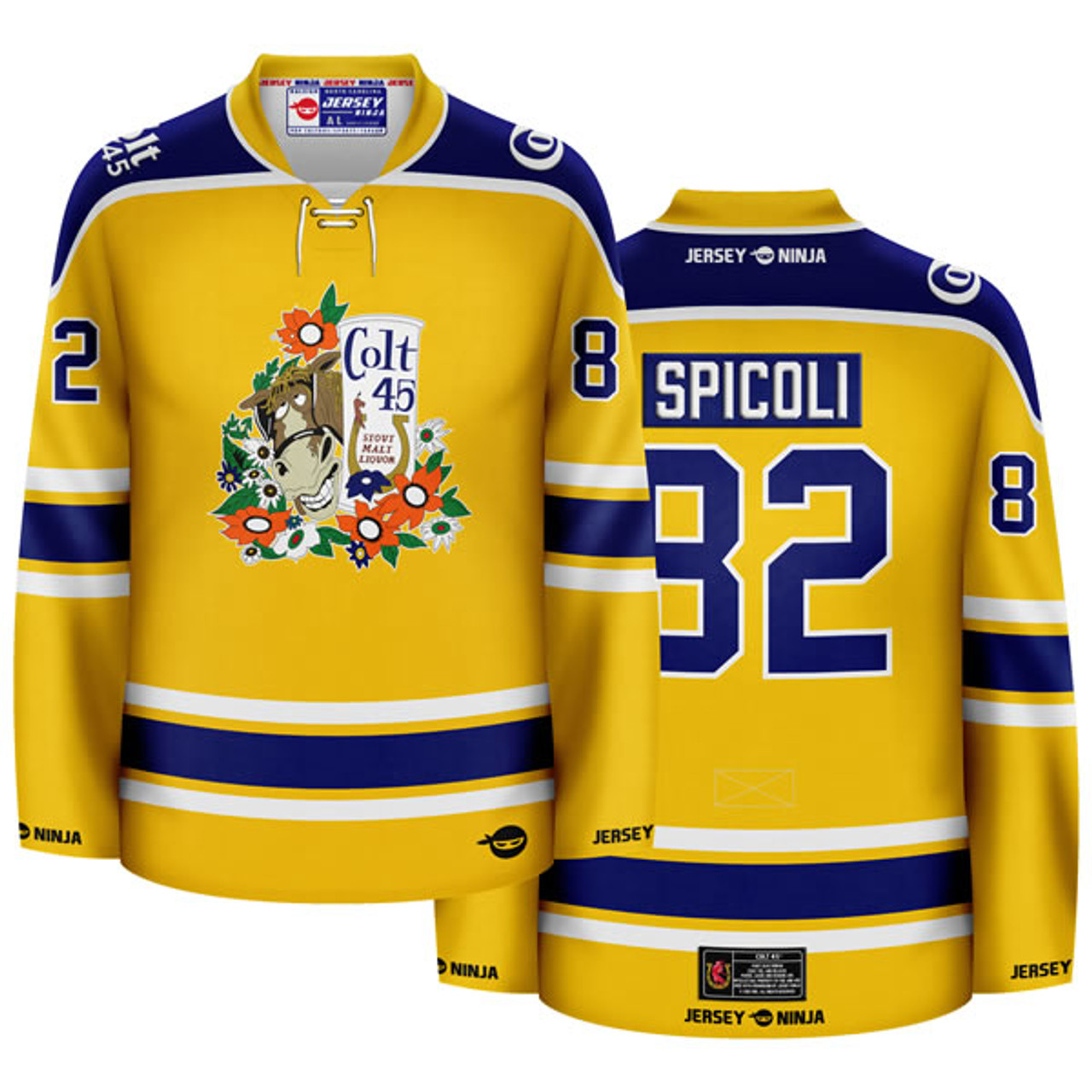 Jersey Ninja - Colt 45 Jeff Spicoli Hockey Jersey