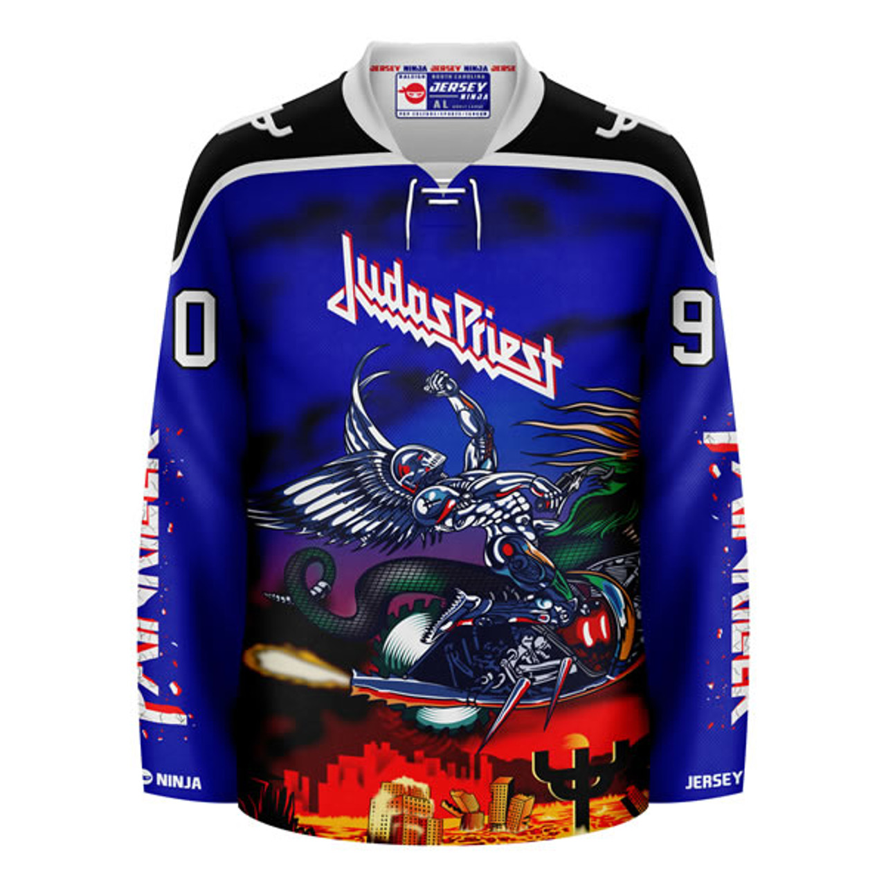 Jersey Ninja - Judas Priest Angel of Retribution SUB Hockey Jersey