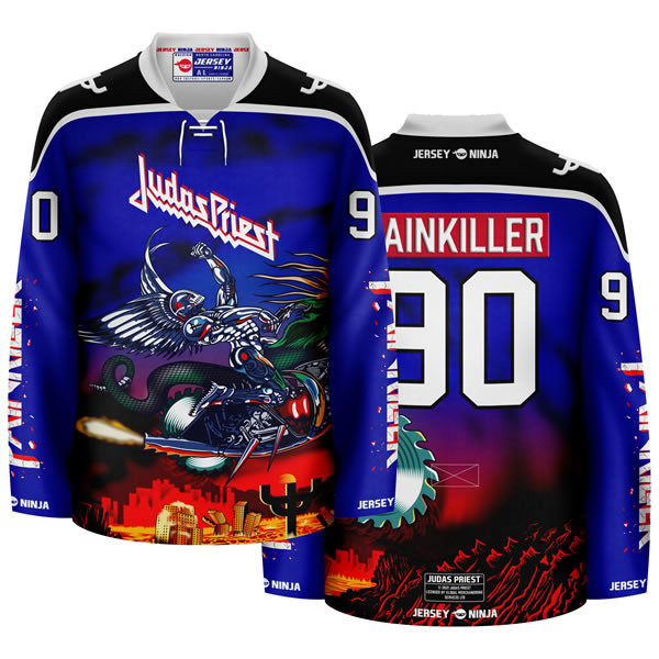 Jersey Ninja - Judas Priest Painkiller SUB Hockey Jersey