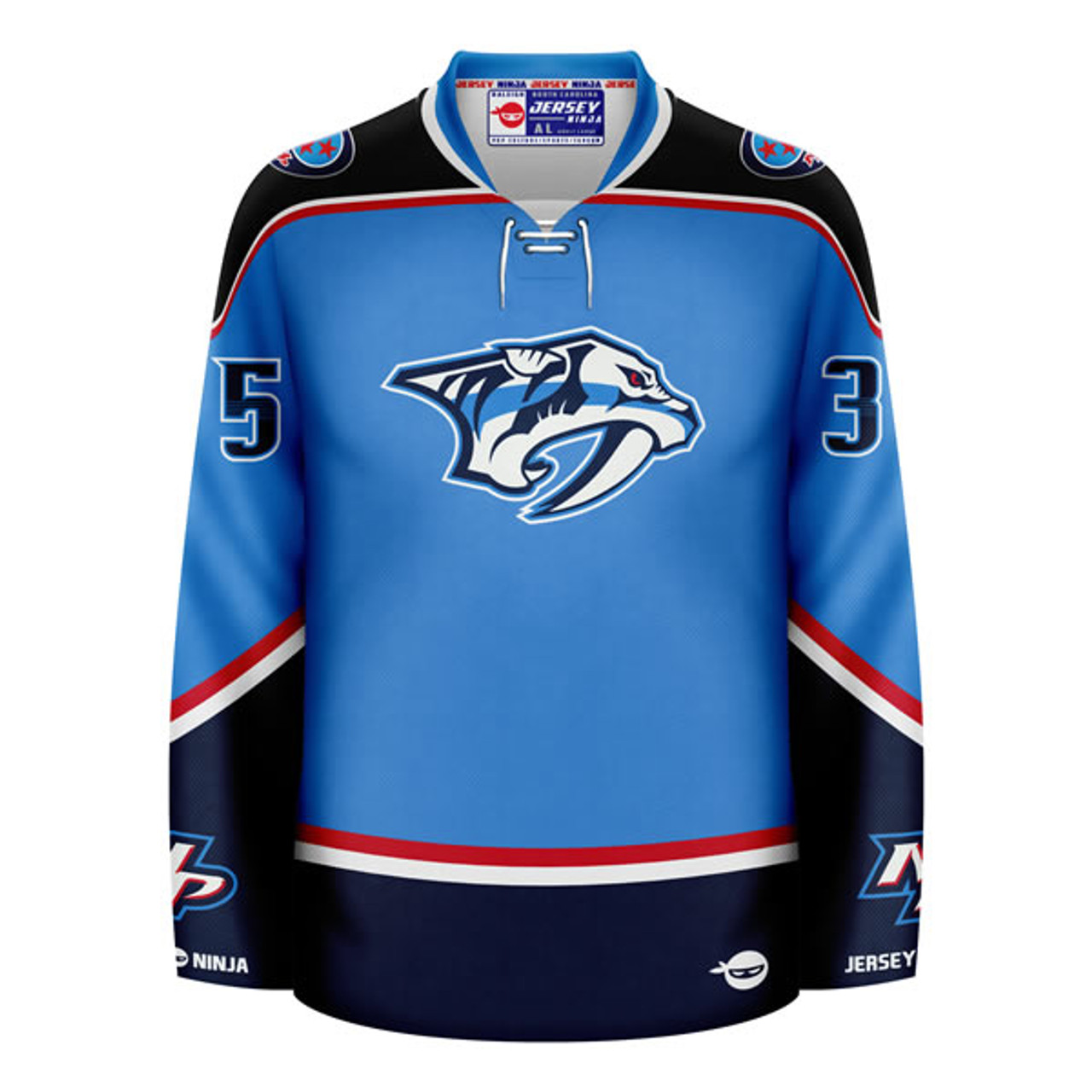 Nashville Predators x Tennessee Titans Pekka Rinne Mashup Hockey Jersey