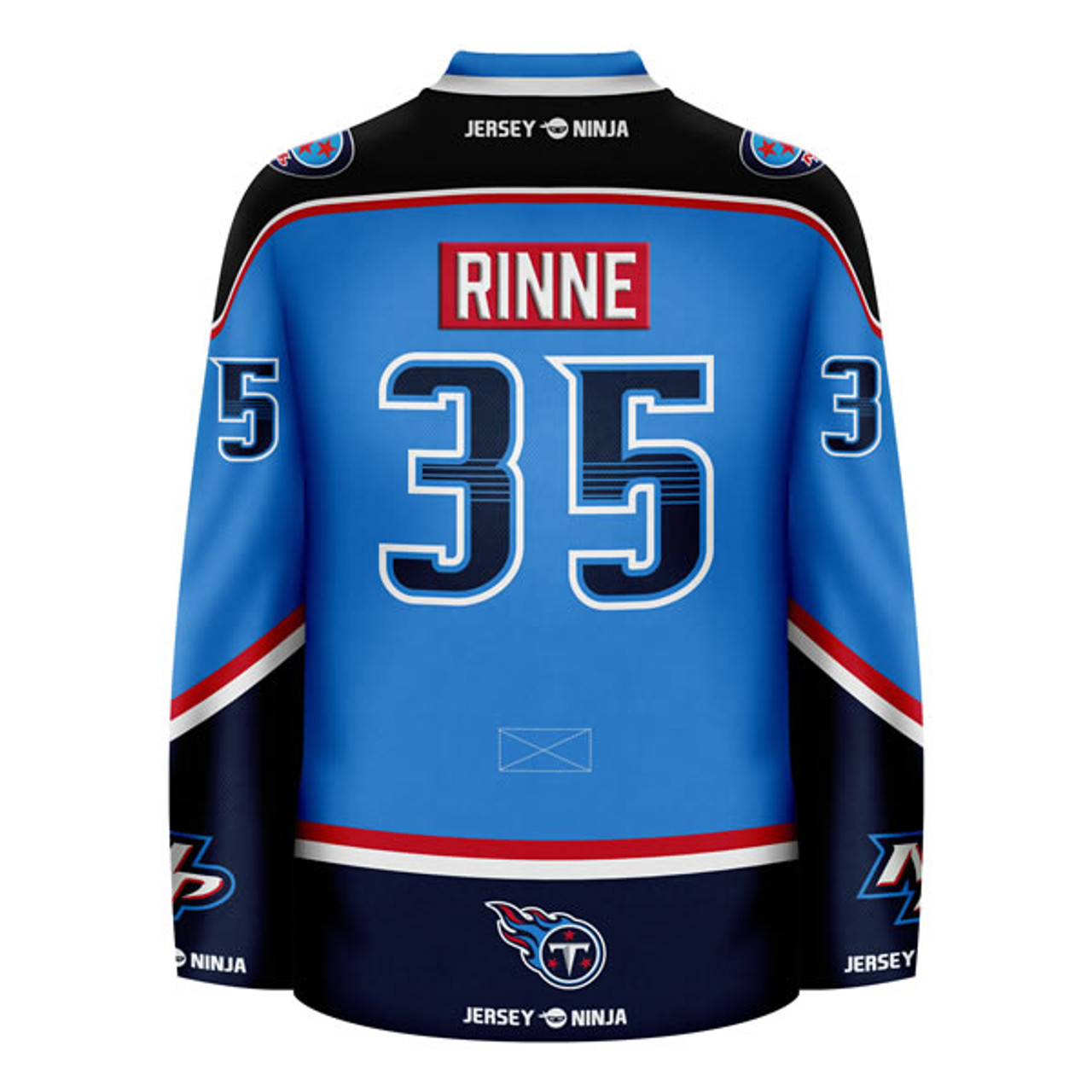 Nashville Predators x Tennessee Titans Pekka Rinne Mashup Hockey Jersey