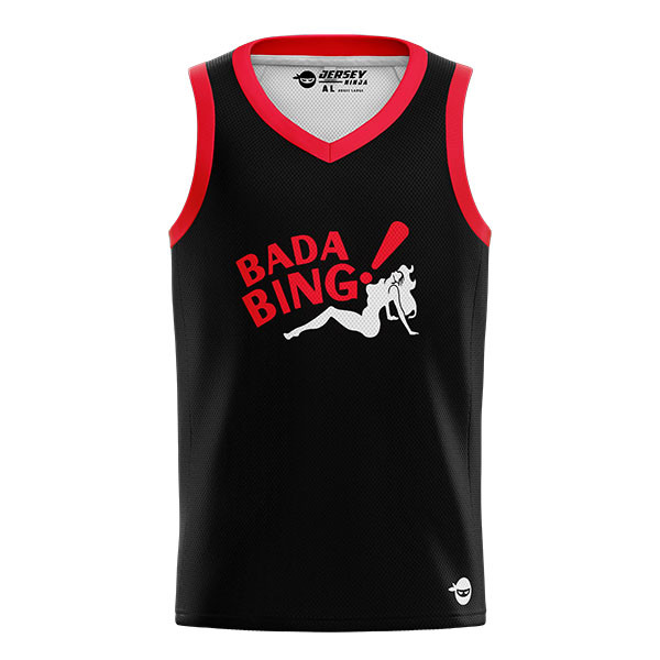 Jersey Ninja - Bada Bing Black Performance Tank