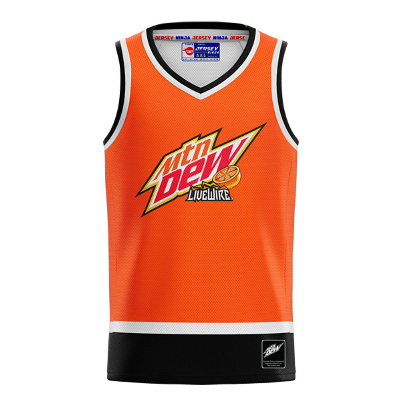 Jersey Ninja - Mountain Dew Original Flavor Green Hockey Jersey