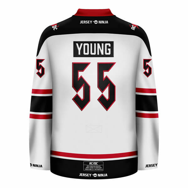 Jersey Ninja - AC/DC Angus Young Tribute Hockey Jersey