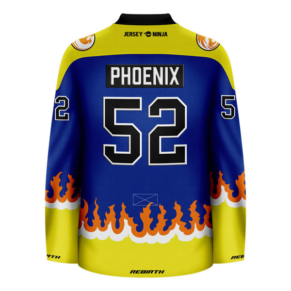 Jersey Ninja - Sun Valley Phoenix Mythical Hockey Jersey