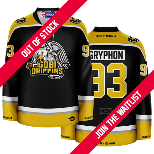 Jersey Ninja - Gobi Griffins Mythical Hockey Jersey - OUT OF STOCK