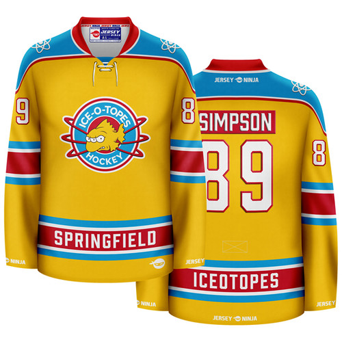 Springfield Iceotopes Simpson Hockey Jersey - COMBINED