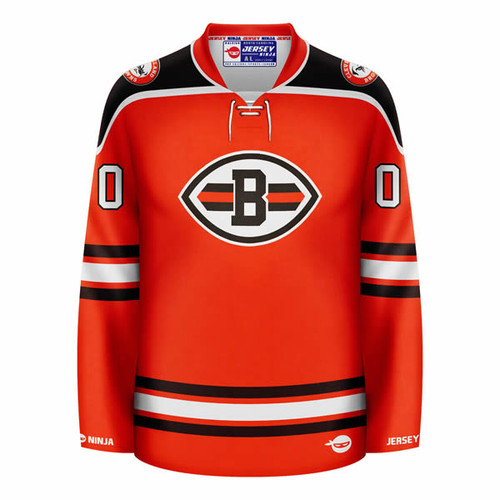 Browns hockey jersey Clearance
