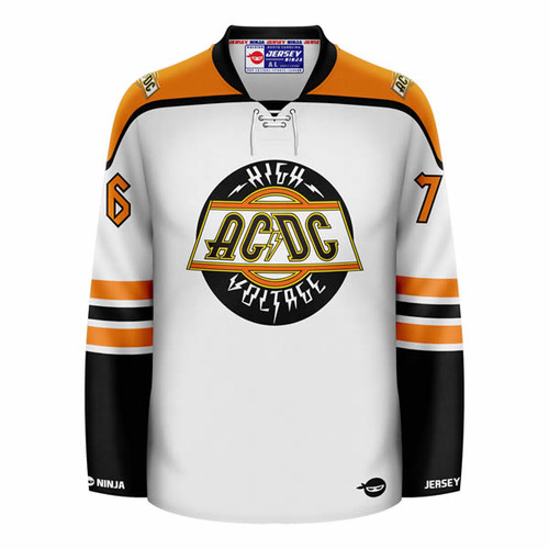 Jersey Ninja - AC/DC High Voltage Hockey Jersey