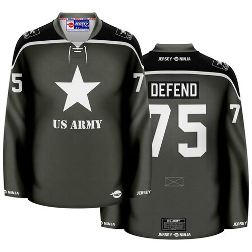 Jersey Ninja - United States Army Jeep Hockey Jersey - COMBINED