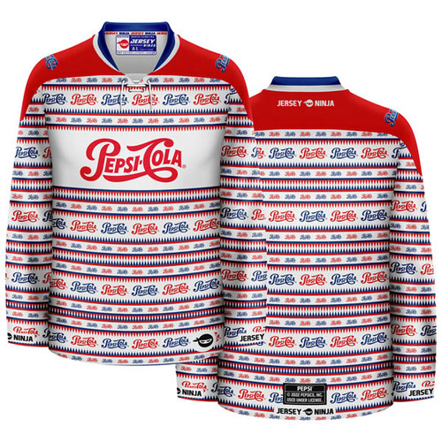 Jersey Ninja - Pepsi 1950 Throwback Ugly Sweater Hockey Jersey - COMBINED