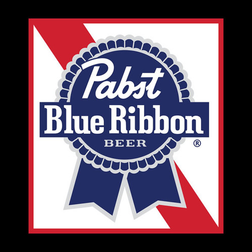 Pabst Blue RIbbon Primary Black Hockey Jersey