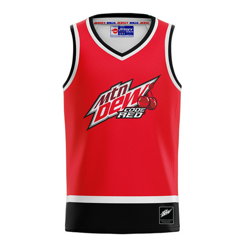 Jersey Ninja - Mountain Dew Code Red Pro Player Red Performance Tank