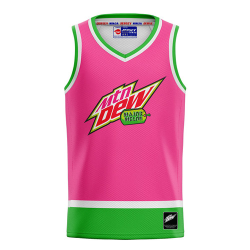 Jersey Ninja - Mountain Dew Major Melon Pro Player Pink Performance Tank