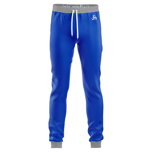 Ninja Syndicate - Cobalt Blue Performance Joggers - FRONT VIEW