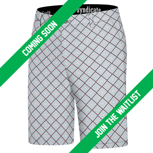 Syndicate Geometric Pyramids Performance Golf Shorts - COMING SOON