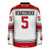 Red Squadron Skywalker Hockey Jersey - BACK