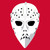 Jersey Ninja - Motley Crue Theatre of Hockey Red Hockey Jersey - SHOULDER