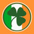 Jersey Ninja - St Patrick's Day Irish Clover Orange Holiday Hockey Jersey - CREST