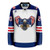 Jersey Ninja - 4th of July Screaming Eagle Holiday Hockey Jersey - FRONT VIEW