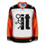 Jersey Ninja - Screw It Orange Funny Hockey Jersey - FRONT VIEW