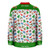 Jersey Ninja - Christmas Pattern Gifts & Holly Holiday Hockey Jersey - BACK VIEW