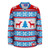 Jersey Ninja - Christmas Winter Blues Ugly Sweater Holiday Hockey Jersey - FRONT VIEW