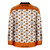 Jersey Ninja - Thanksgiving Pattern Fall Argyle Holiday Hockey Jersey - BACK VIEW