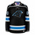 Carolina Panthers Black Hockey Jersey - FRONT