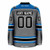 Carolina Panthers Grey Hockey Jersey - BACK