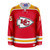 Jersey Ninja - Kansas City Chiefs Red Mahomes Crossover Hockey Jersey - FRONT