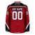 Houston Texans Red Hockey Jersey - BACK
