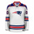 New England Patriots White Hockey Jersey - FRONT