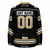 New Orleans Saints Black Hockey Jersey - BACK