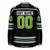 Seattle Seahawks Black Hockey Jersey - BACK