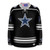 Jersey Ninja - Dallas Cowboys Black Micah Parsons Crossover Hockey Jersey - FRONT