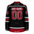 San Francisco 49ers Black Hockey Jersey - BACK