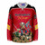 Iron Maiden The Trooper Sub Red Hockey Jersey - FRONT