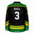 St John's Shamrocks Ross The Boss Rhea Black Hockey Jersey - BACK