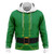 Jersey Ninja - Christmas Elf Outfit Performance Hoodie - FRONT