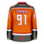 Jersey Ninja - Tampa Bay Lightning x Buccaneers Orange Steven Stamkos Mashup Hockey Jersey - BACK