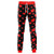Ninja Syndicate - Valentines Day Hearts Adjoined Performance Joggers - FRONT VIEW