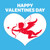 Jersey Ninja - Valentines Day Emblazoned Valentine Holiday Hockey Jersey - CREST
