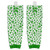 Ninja Syndicate - St Patricks Day Clover on White Pro Style Hockey Socks - FRONT VIEW