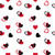 Ninja Syndicate Valentines Day Connecting Hearts Performance Polo - PATTERN