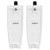 Jersey Ninja - Solid White Pro Style Hockey Socks - FRONT VIEW