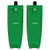 Ninja Syndicate Solid Green Pro Style Hockey Socks - FRONT VIEW
