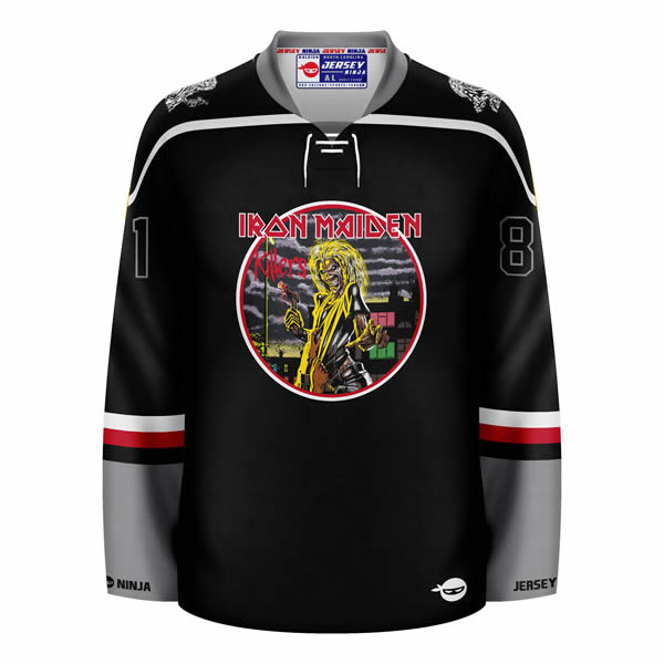 Jersey Ninja Iron Maiden Killers Hockey Jersey
